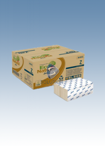 Lucart Eco Natural Handdoekpapier 2 lgs, 24*22,5cm