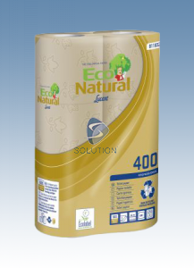 Toiletrol Lucart Eco Natural Traditioneel 2lgs, 400 vel