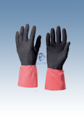 Huishoudhandschoenen Latex, 1 Paar