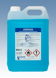 Podiskin Hand- en Huiddesinfectie Blauw, 5 Liter