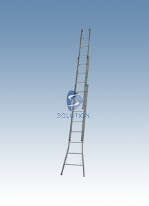Gecoate 3 dlg. glazenwassersladder