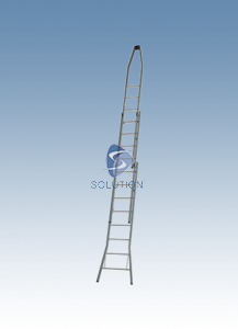 Gecoate 3 dlg. puntladder (28cm optrede)