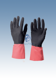 Huishoudhandschoenen Latex, 1 Paar