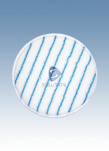 Microvezelpad Wit-Blauw